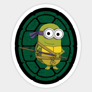 Minion Turtle Donatello Sticker